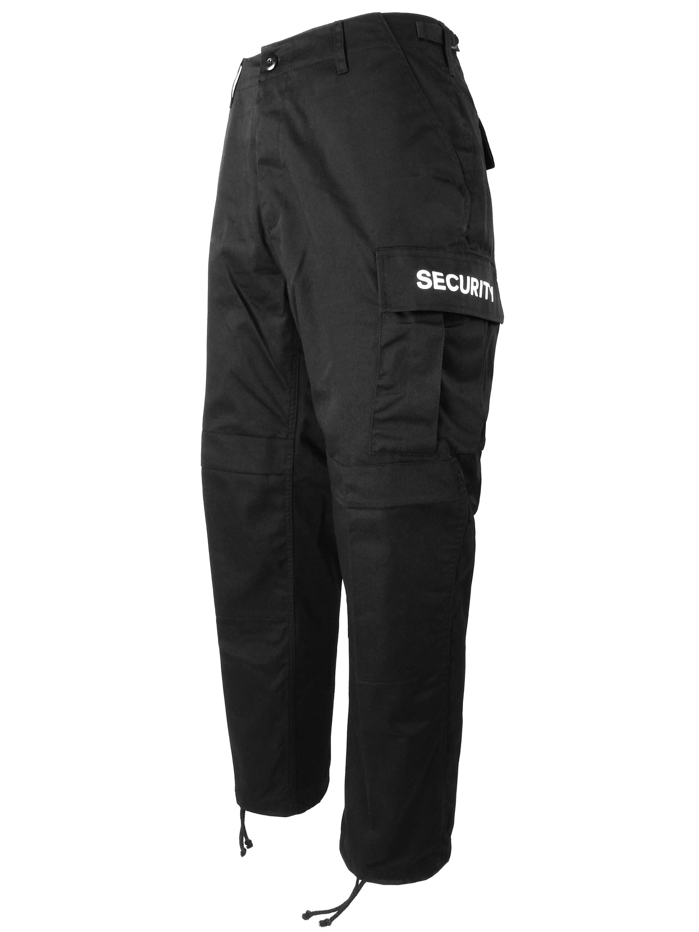 normani Regular Outdoor trousers in Black: front