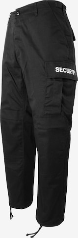 Regular Pantalon outdoor normani en noir : devant