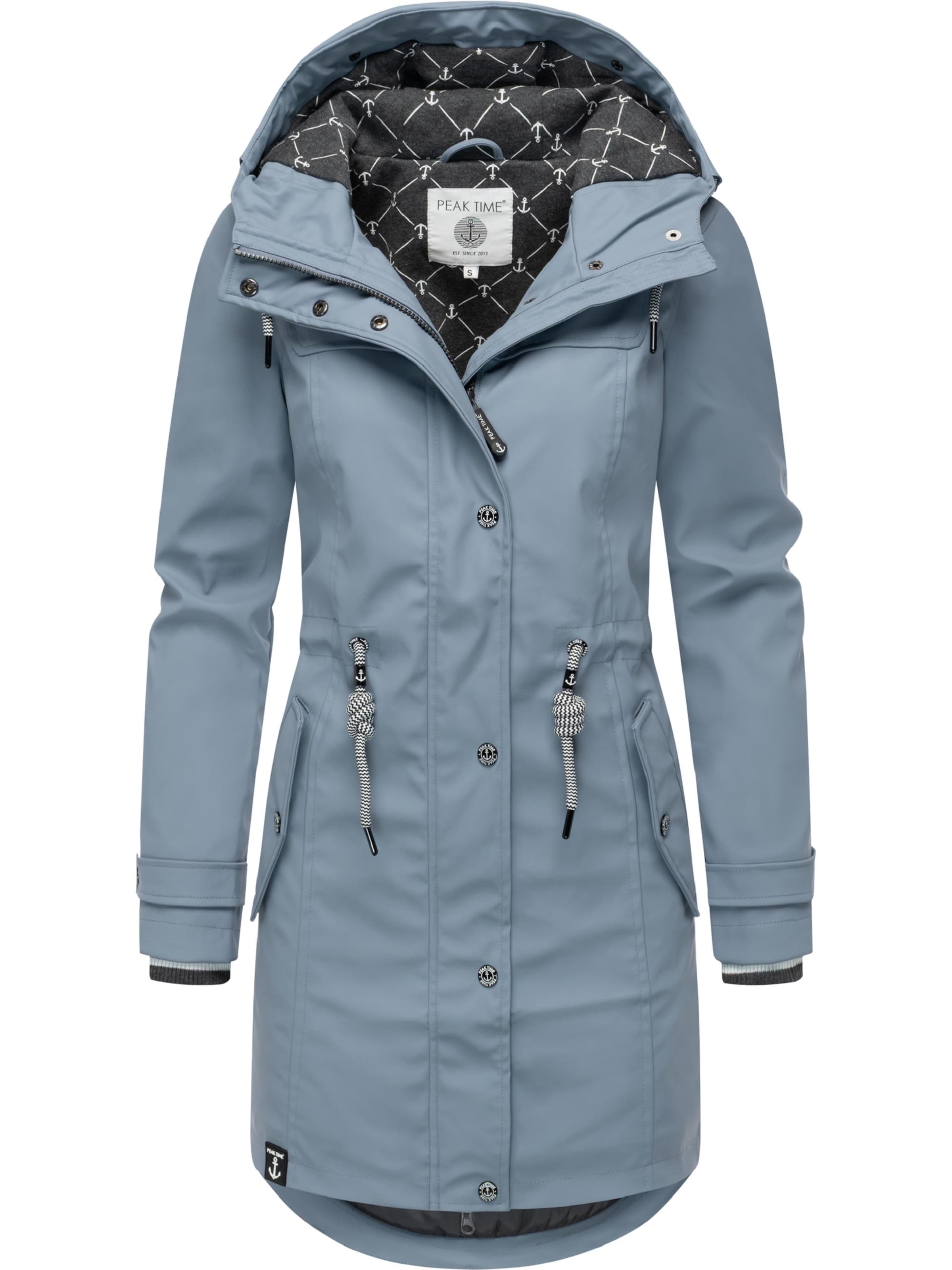 Peak Time Regenjacke 'L60042' in Blau