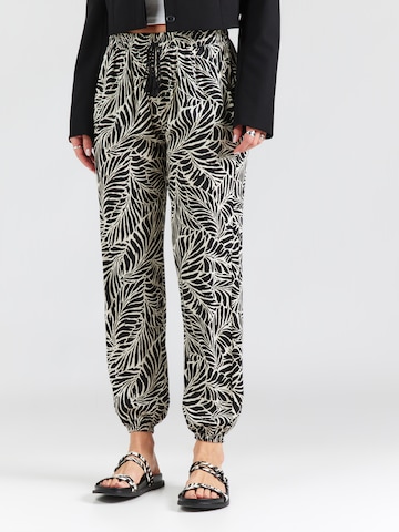 Hailys Tapered Housut 'Ro44xy' värissä musta: etupuoli