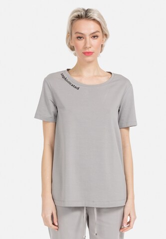 T-shirt HELMIDGE en gris : devant