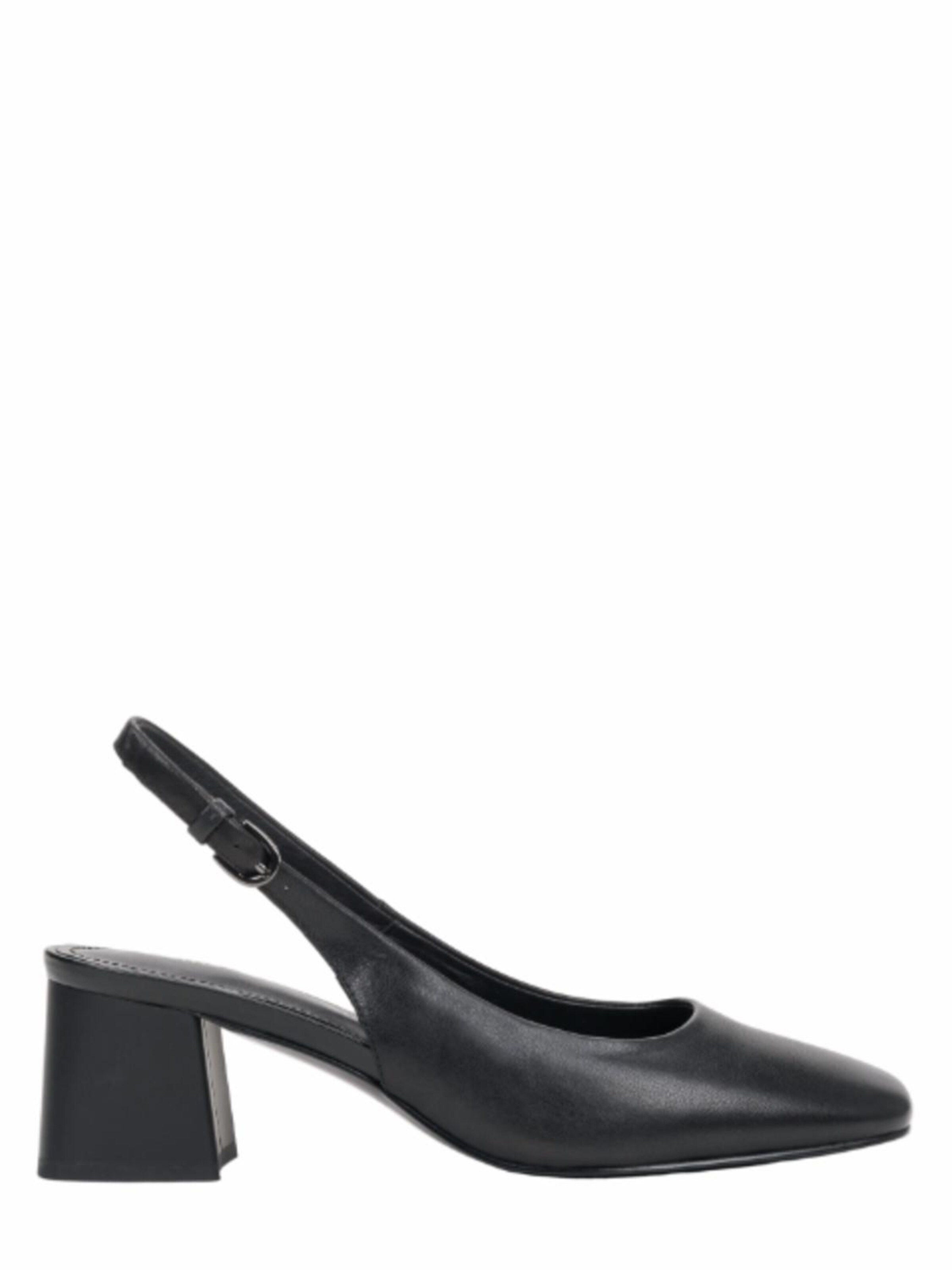 Estro Slingpumps '6022-1' in Zwart: voorkant