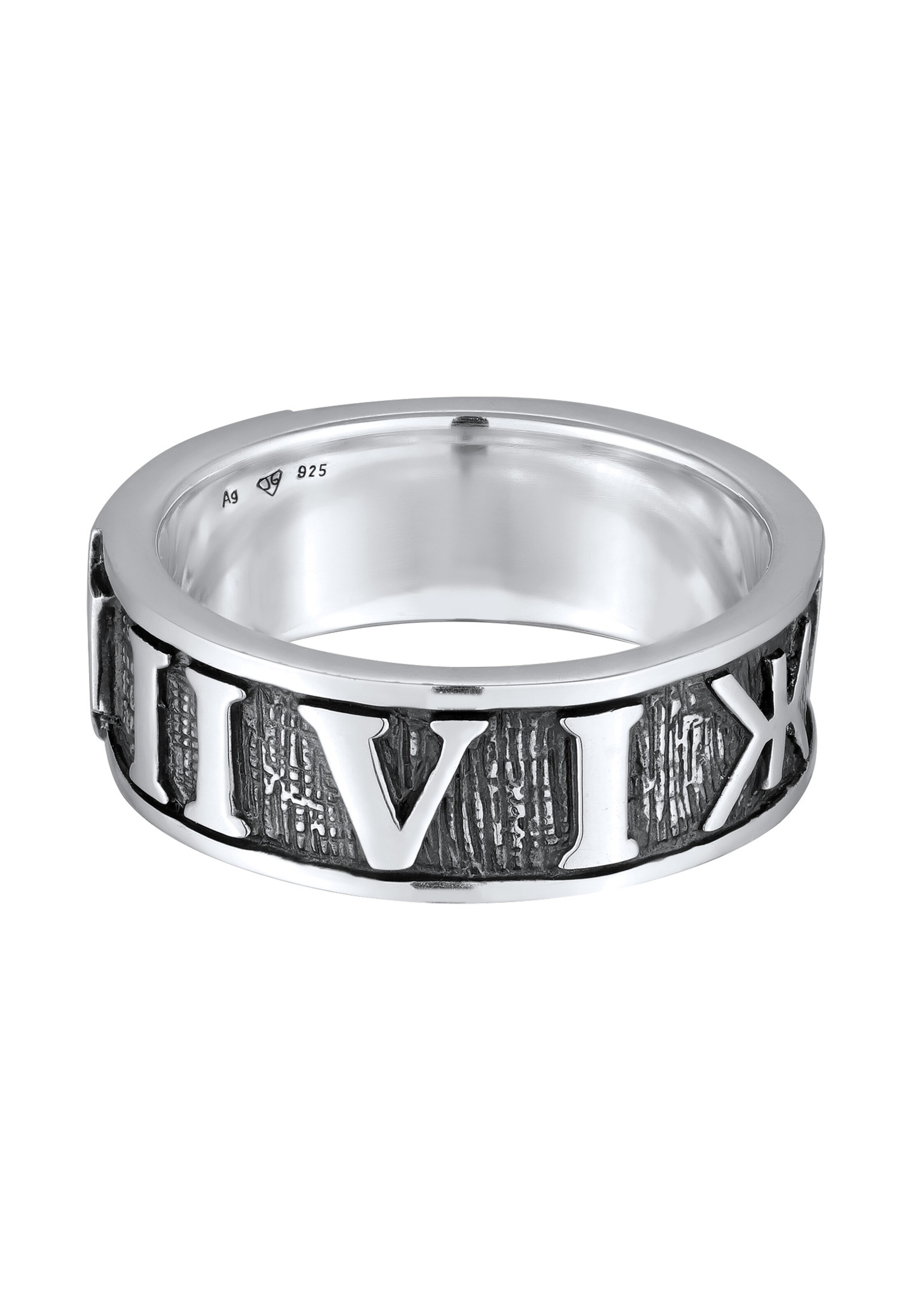 KUZZOI Ring 'Zahlen' in Silver