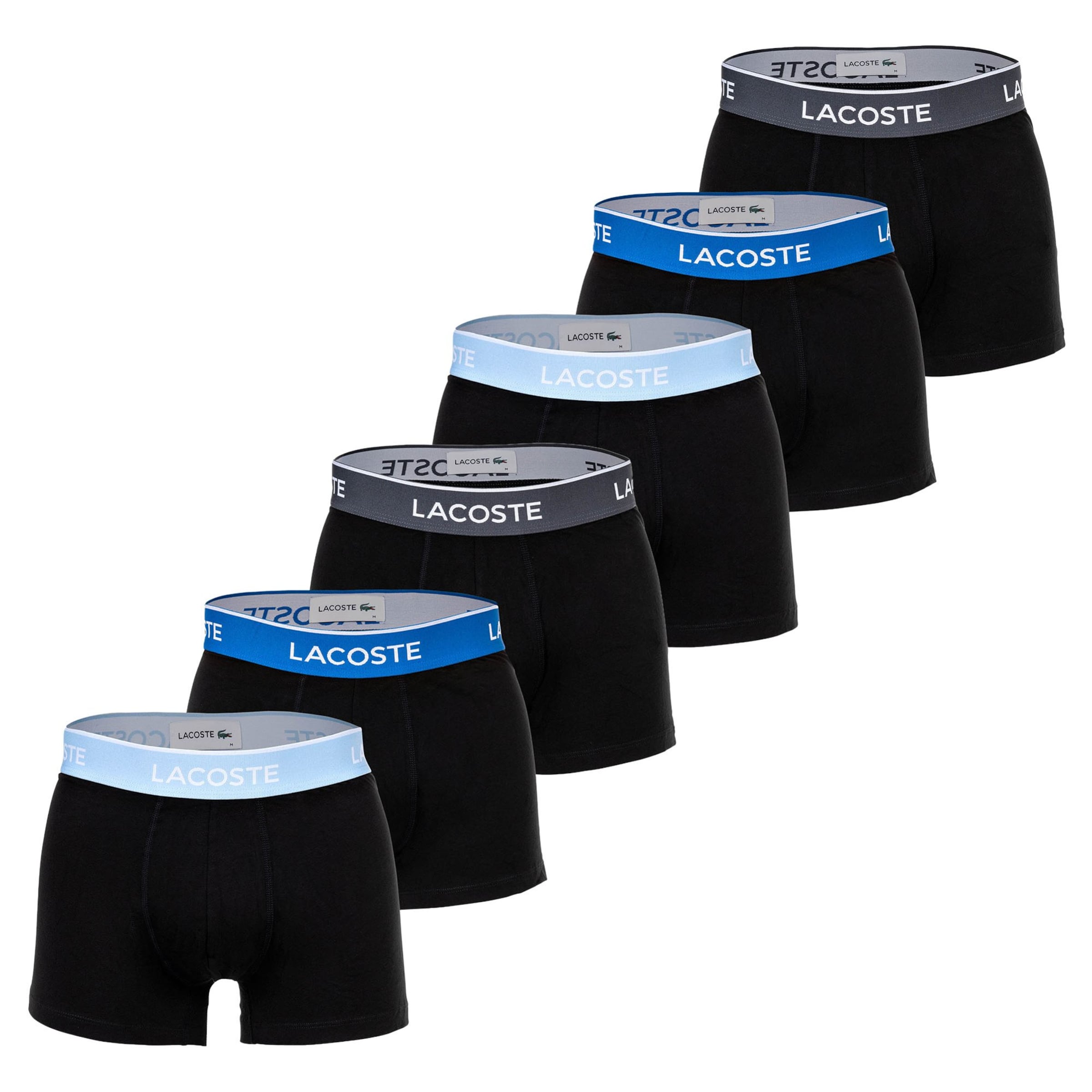 LACOSTE Boxerky – černá: přední strana