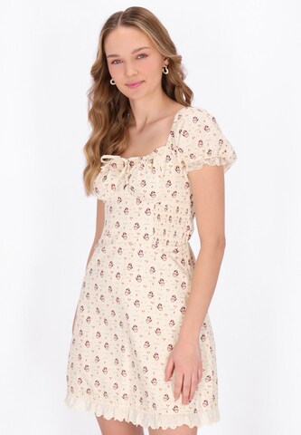 MYMO - Vestido en amarillo: frente