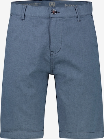LERROS Flexible Chino Bermuda in Strukturqualität in Blau: Vorderseite