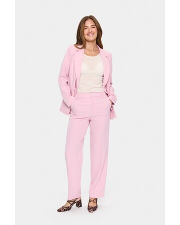 SAINT TROPEZ - regular Pantalón 'Lamia' en rosa: frente