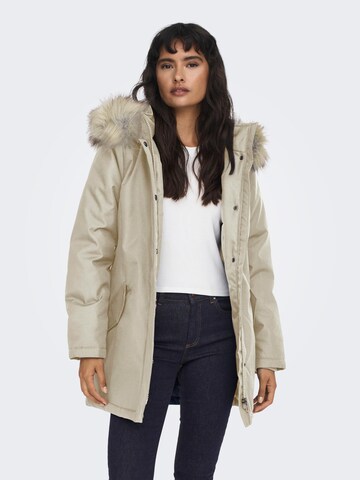 ONLY - Parca de invierno 'Katy' en beige: frente