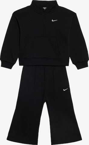 Nike Sportswear Joggingpak in Zwart: voorkant