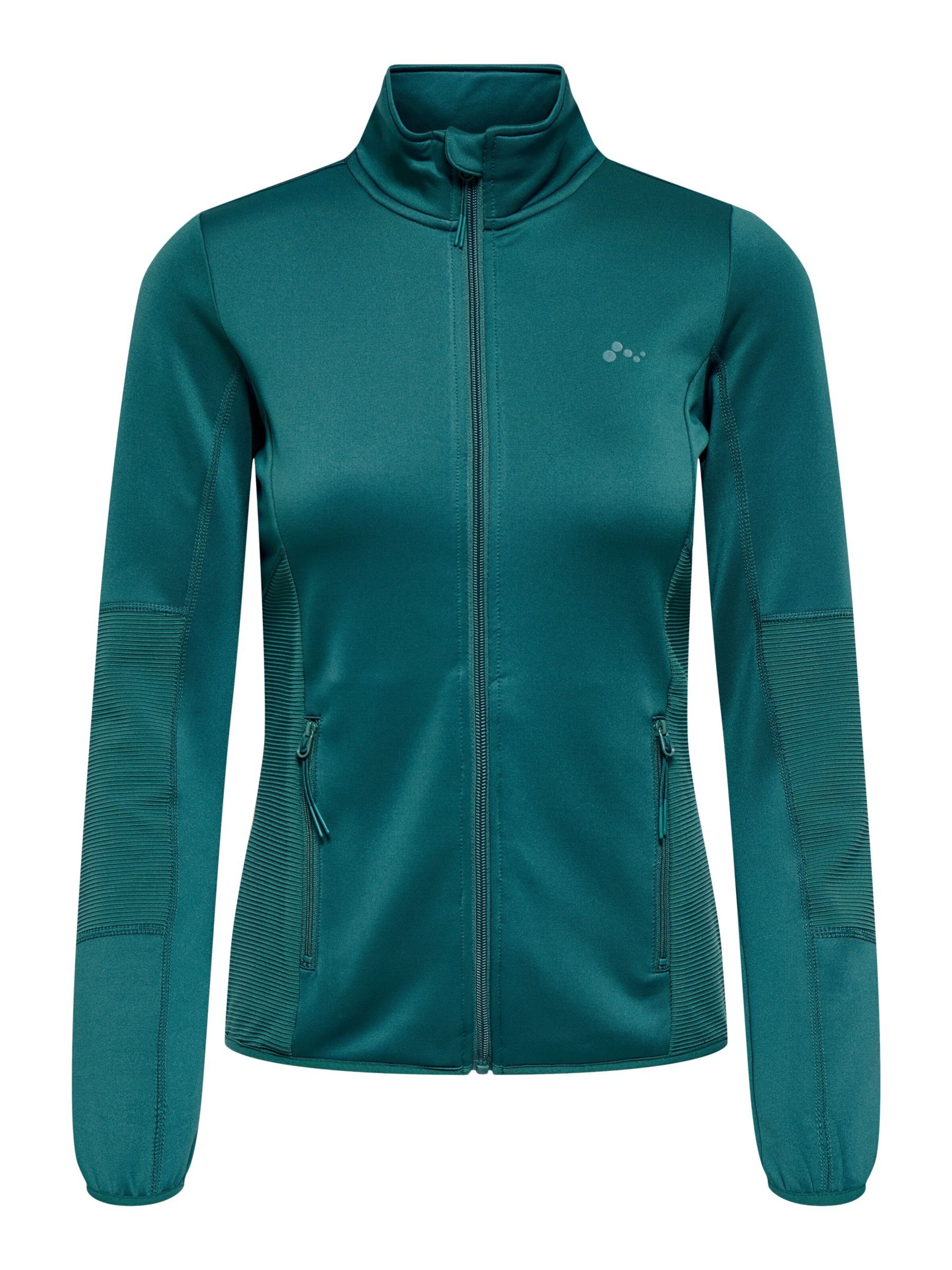 ONLY PLAY Fleece jas 'ONPJetta' in Blauw: voorkant