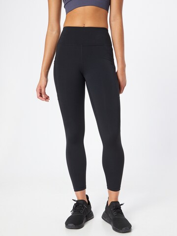 Skinny Pantalon de sport Kathmandu en noir : devant