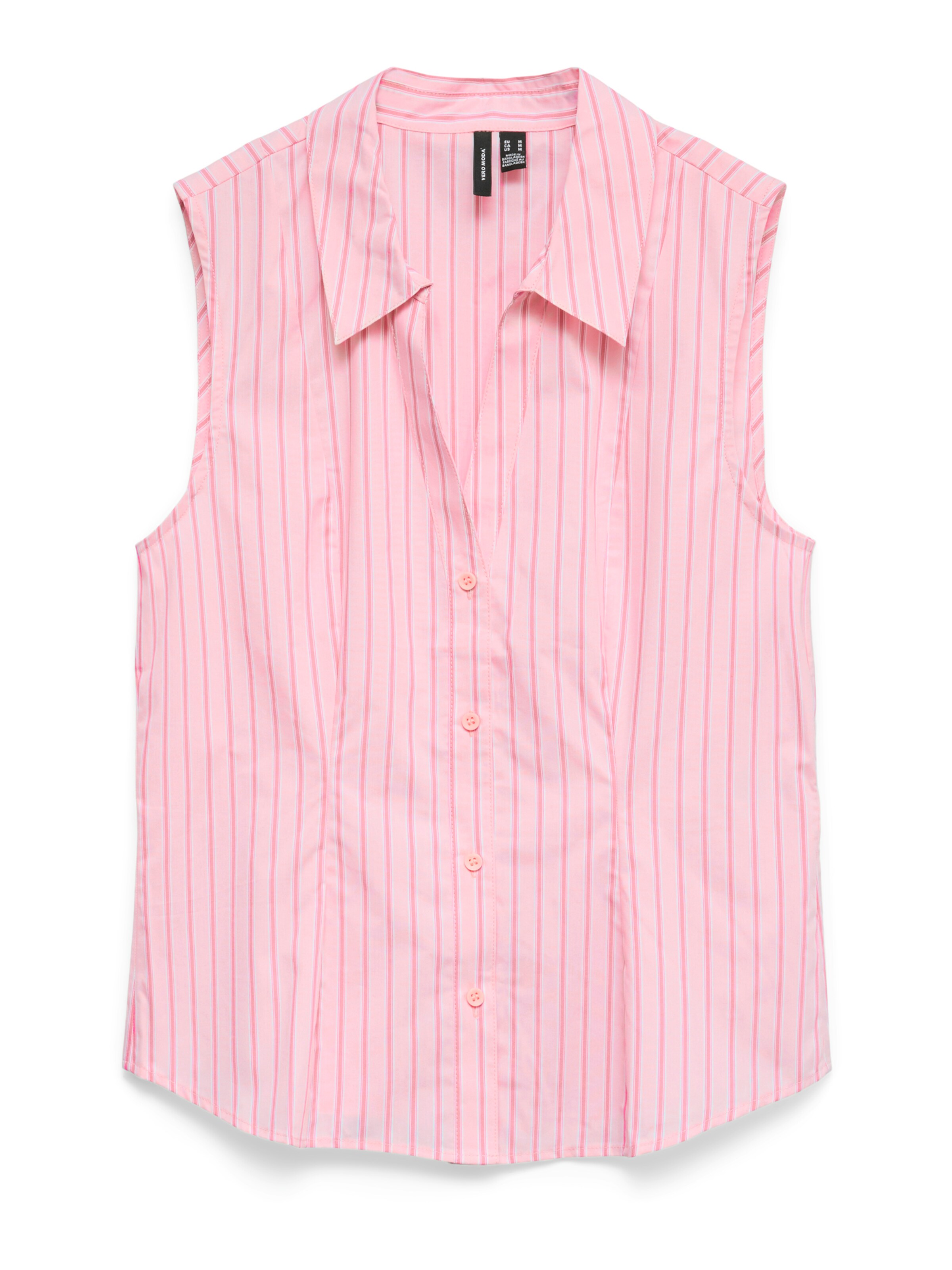 VERO MODA Bluse 'VMFRIBA' in rosa / himbeer / weiß, Produktansicht