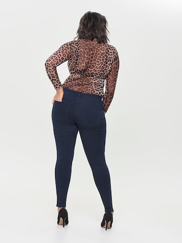 ONLY Carmakoma Skinny Jeans 'Thunder' in Blauw