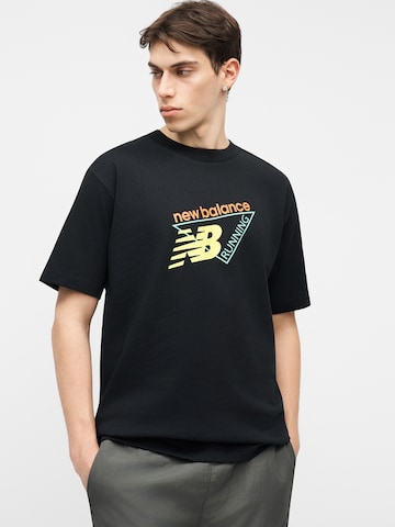 new balance Футболка 'Classic' в Черный