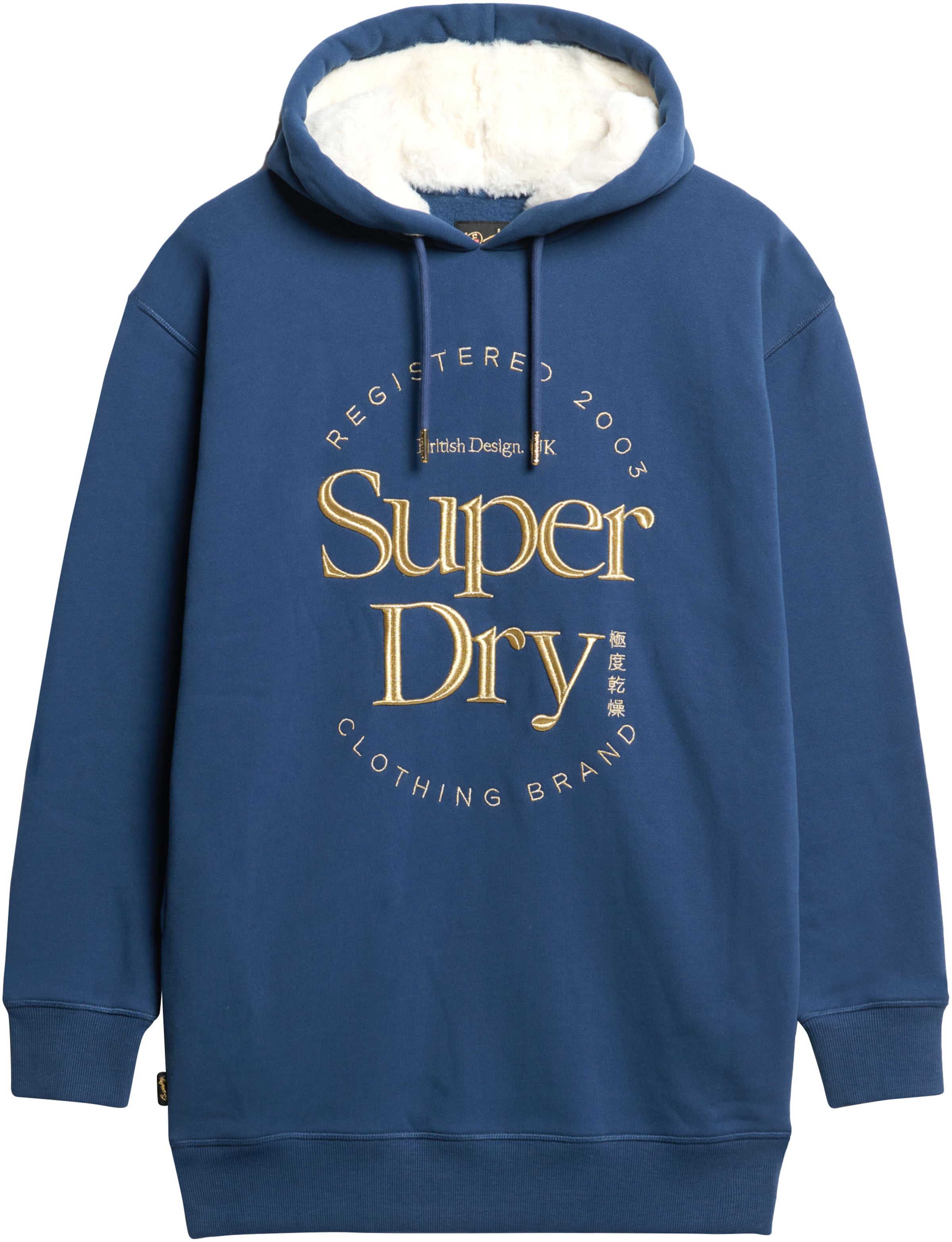 Superdry & Co Jurk in Blauw: voorkant