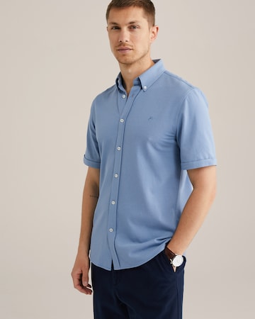 WE Fashion Slim fit Πουκάμισο σε μπλε
