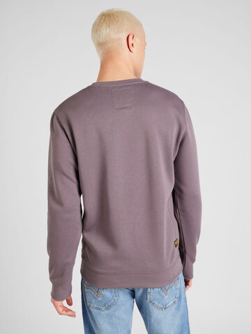 G-Star RAW Sweatshirt 'Premium core' in Braun