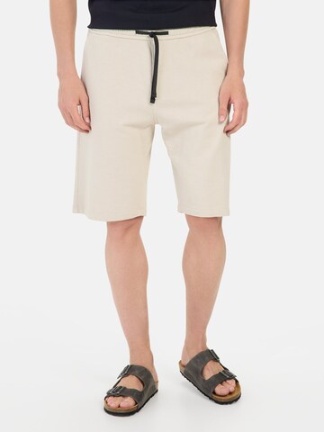 CAMEL ACTIVE Loosefit Bermuda Shorts mit elastischem Bund in Beige: Vorderseite