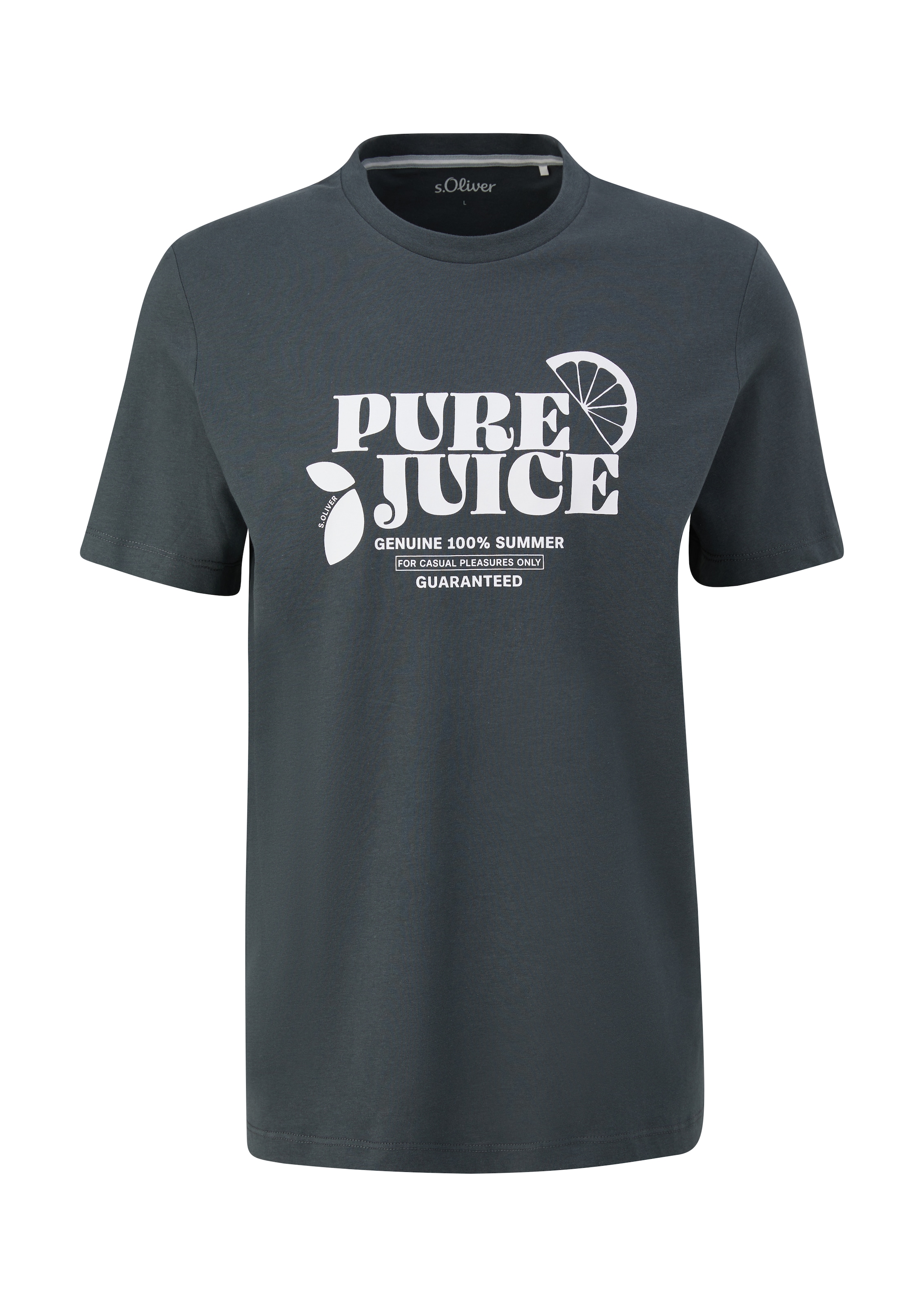 T-Shirt s.Oliver en gris : devant