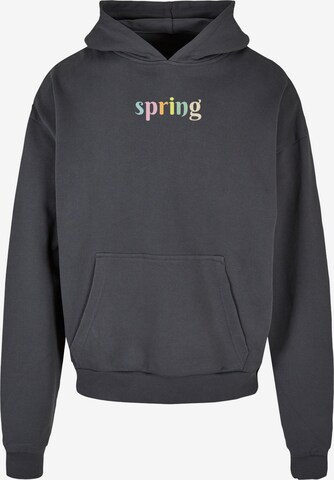 Sweat-shirt 'Spring - Spring' Merchcode en gris : devant