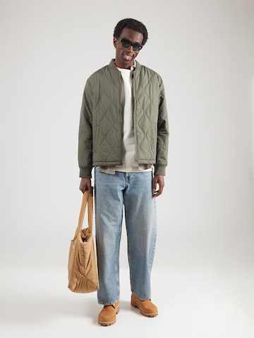 SELECTED T-Shirt 'SLHLEANDER' in Beige