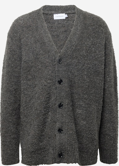 TOPMAN Strickjacke in dunkelgrau, Produktansicht