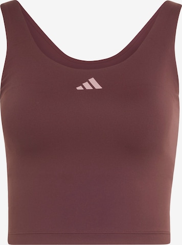 ADIDAS PERFORMANCE - Top deportivo 'Studio All Me' en rojo: frente