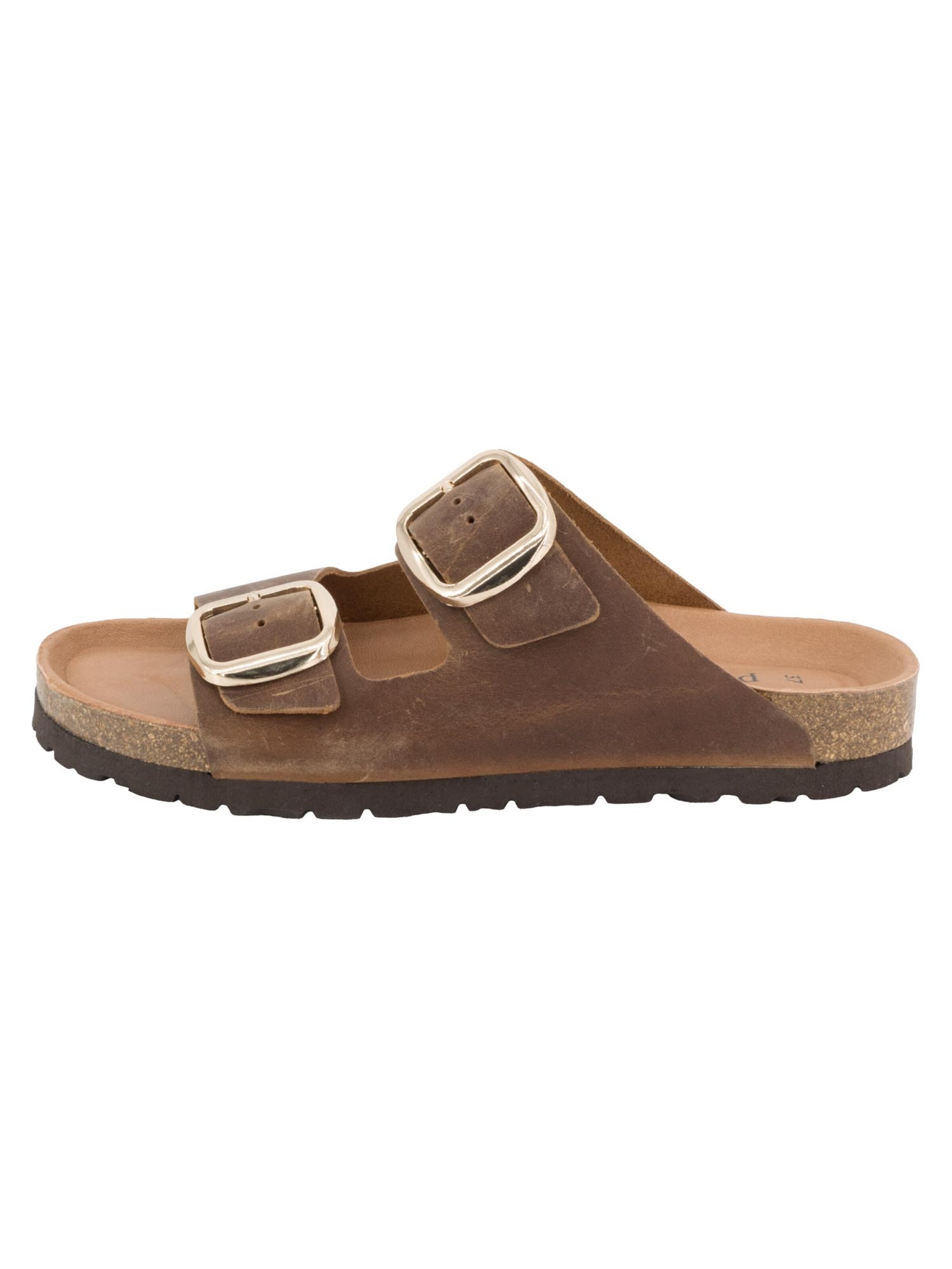 Piece Of Mind Mule 'Comfort' in Brown: front