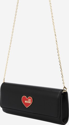 melns Love Moschino "Clutch" stila somiņa 'SMART DAILY'