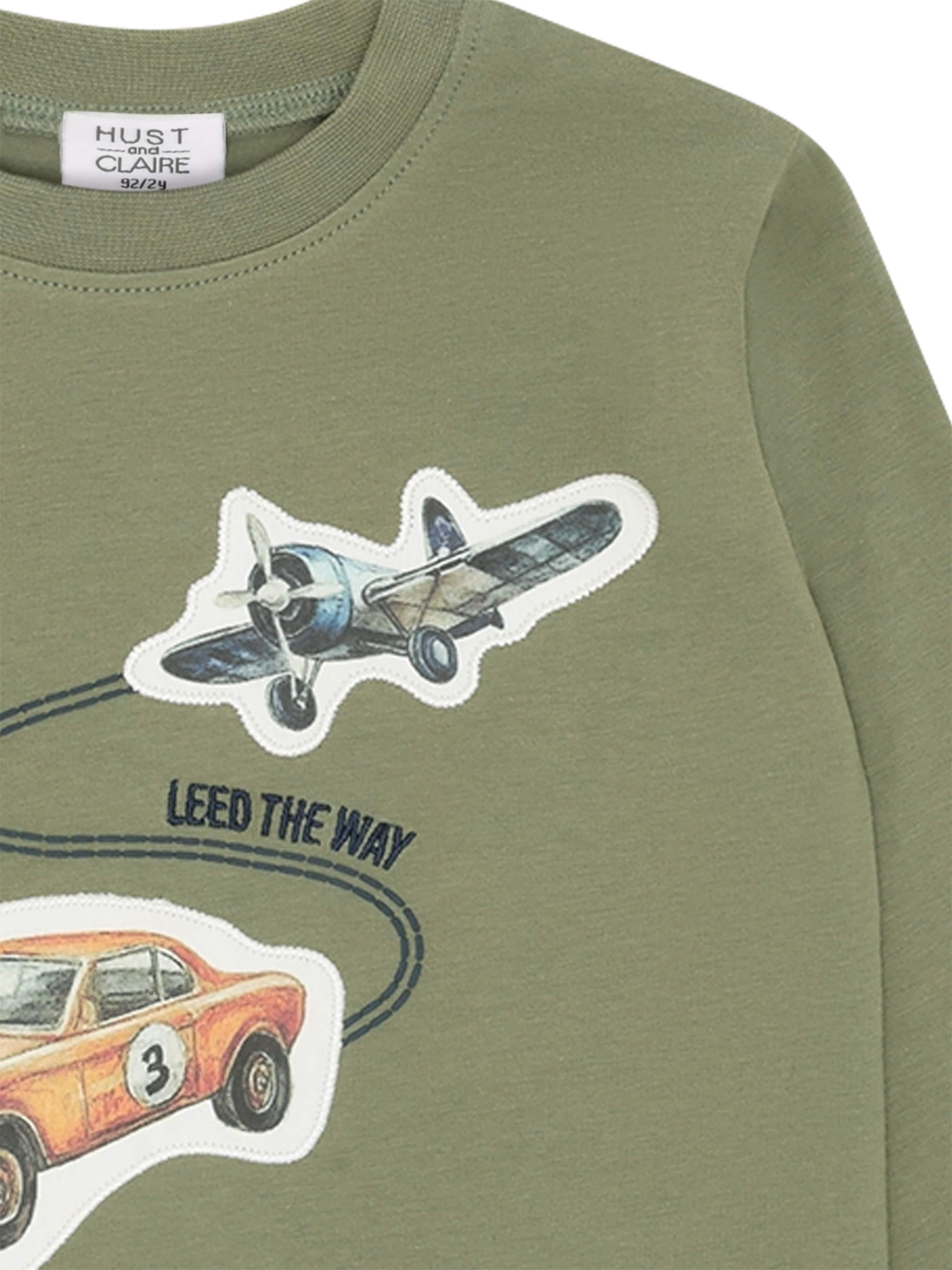 Hust & Claire Shirt 'Anton Retro Road' in Groen