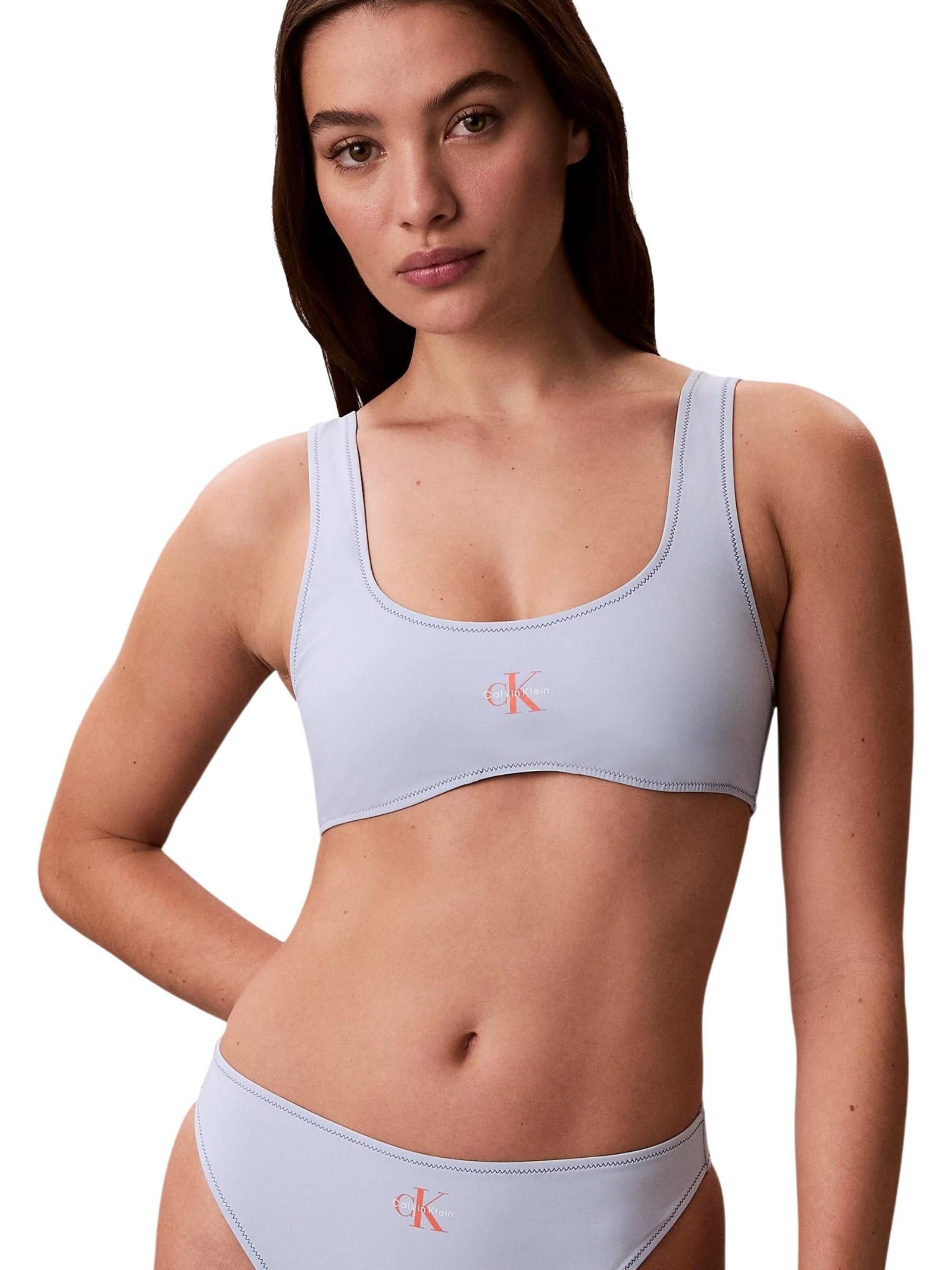 Bikini 'BRALETTE LV00Q61100' di Calvin Klein Jeans in blu: frontale