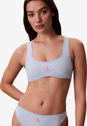 Bikini 'BRALETTE LV00Q61100' di Calvin Klein Jeans in blu: frontale