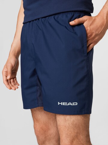 Regular Pantalon de sport HEAD en bleu