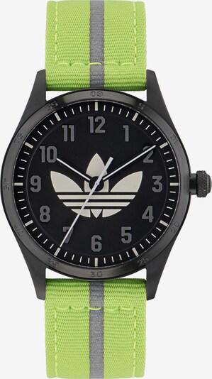 ADIDAS ORIGINALS Analog Watch ' CODE FOUR ' in Green / Black, Item view