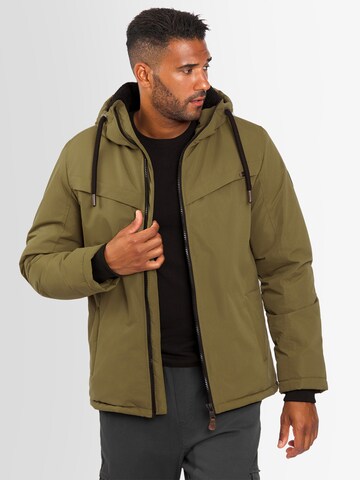 Alessandro Salvarini Winter Jacket in Green: front