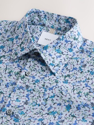 Next - Ajuste regular Camisa en azul