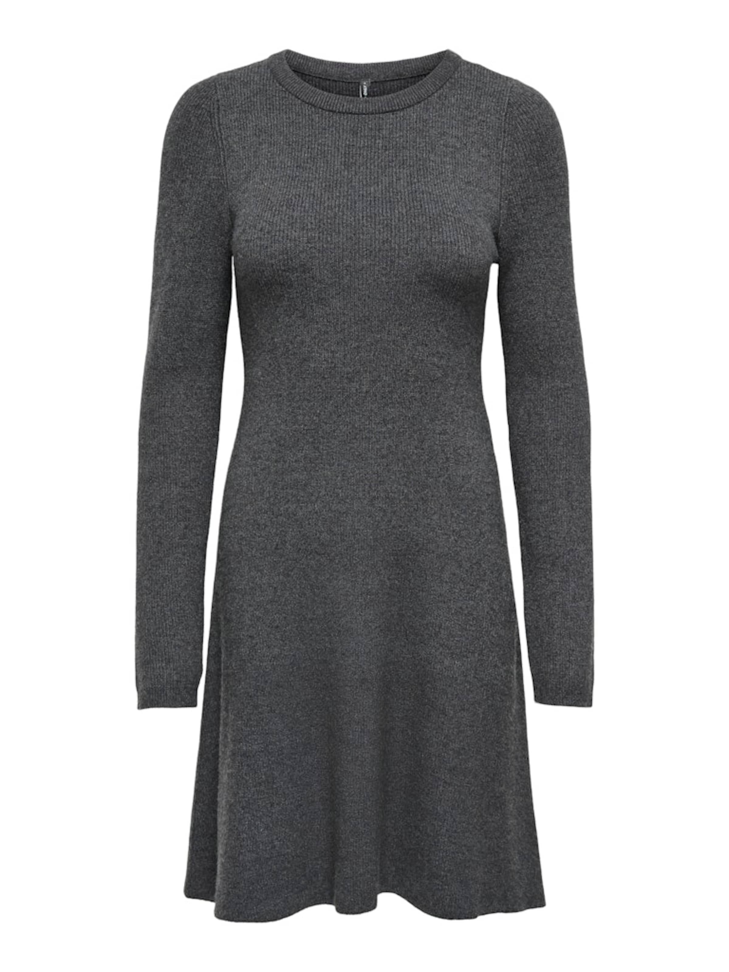ONLY Трикотажное платье в Серый: спереди