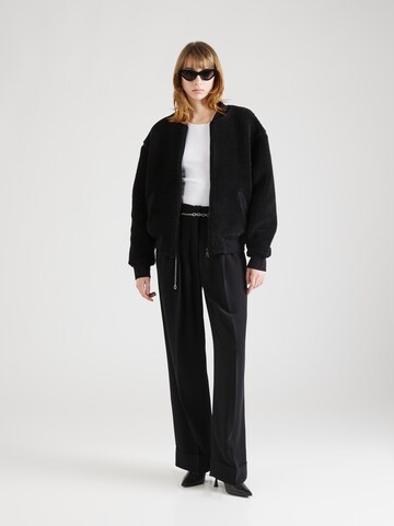 Karl LagerfeldFlis jakna - crna boja