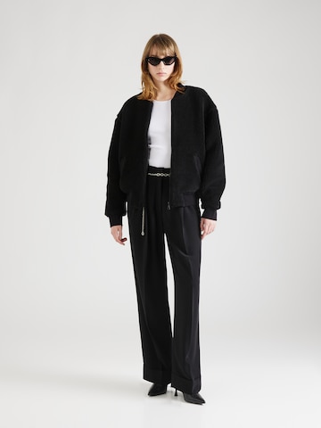 Karl Lagerfeld Fleece Jacket in Black