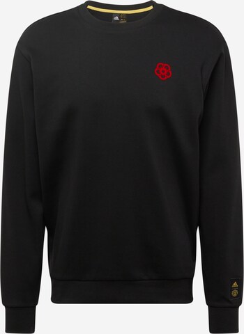 ADIDAS PERFORMANCE Athletic Sweatshirt 'Manchester United Cultural Story' in Black: front