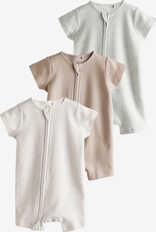 Next Strampler in Beige: Vorderseite