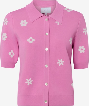 Cardigan 'Margitta' NÜMPH en rose : devant