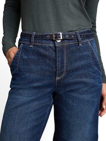 TOM TAILOR Wide leg Jeans 'LUNA' in Blauw