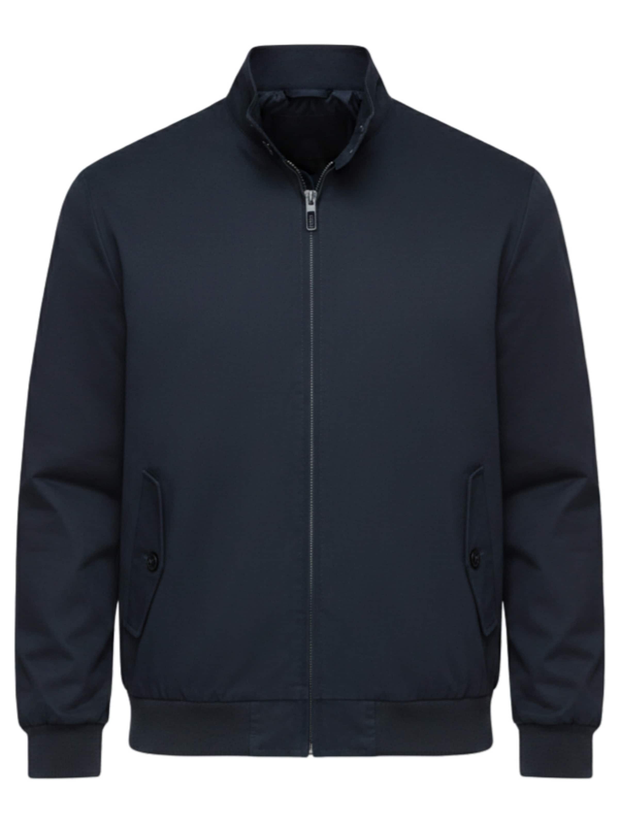Ombre Between-Season Jacket in Blue: front