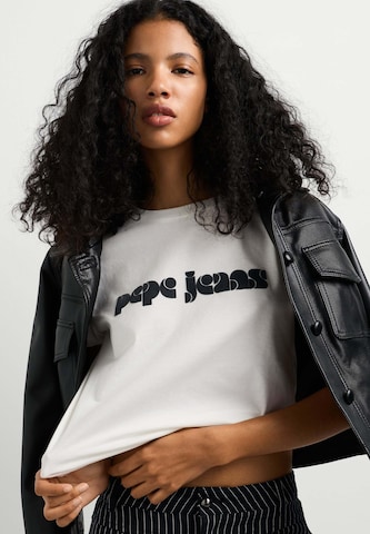 Pepe Jeans Shirt 'Benilda' in Wit: voorkant