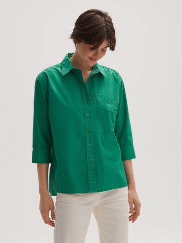 OPUS Blouse 'Fitani' in Groen: voorkant