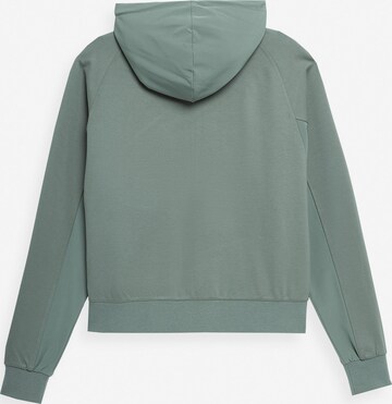 4F Athletic Zip-Up Hoodie 'BLD021' in Green