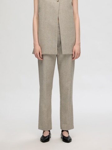 SELECTED Regular Pantalon in Beige: voorkant