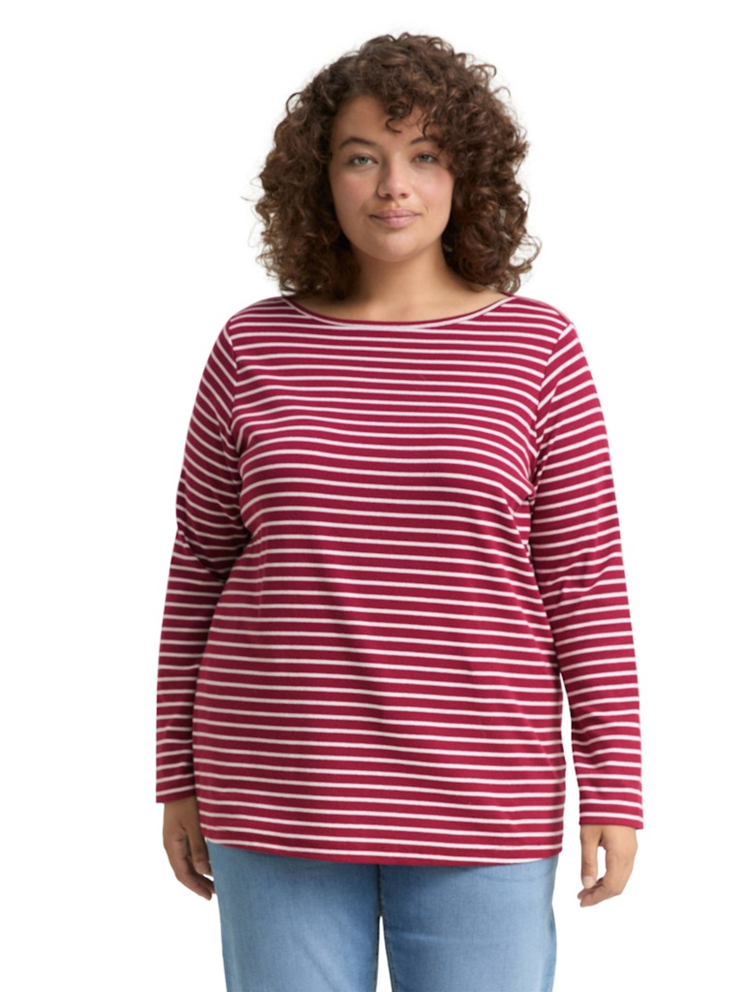 Tom Tailor Women + Футболка в Красный: спереди