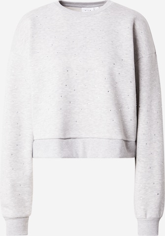 VILA Collegepaita 'VIASTAKKA' värissä harmaa: etupuoli